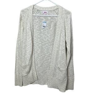 Bongo Women's Duster Cardigan Sweater Off White / Size Small